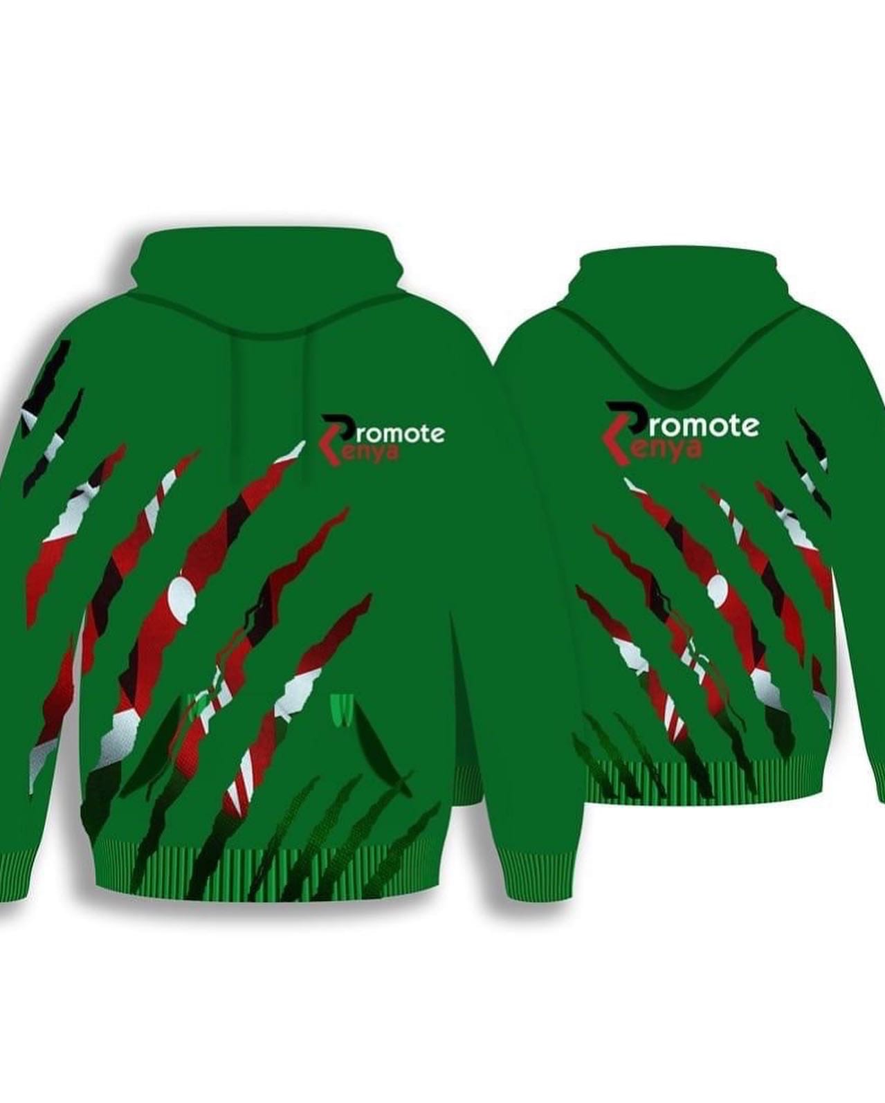 Green Flag Claw Hoodie