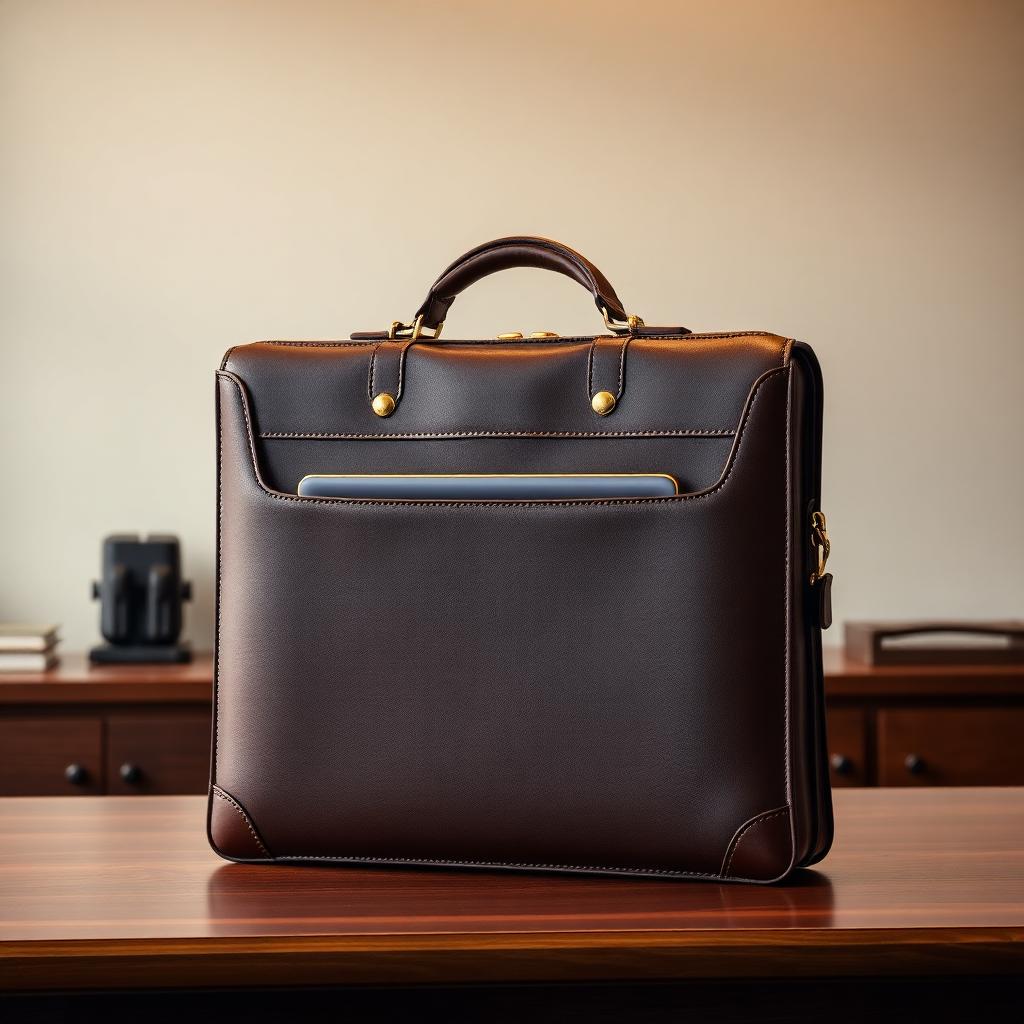 Executive Leather Briefcase