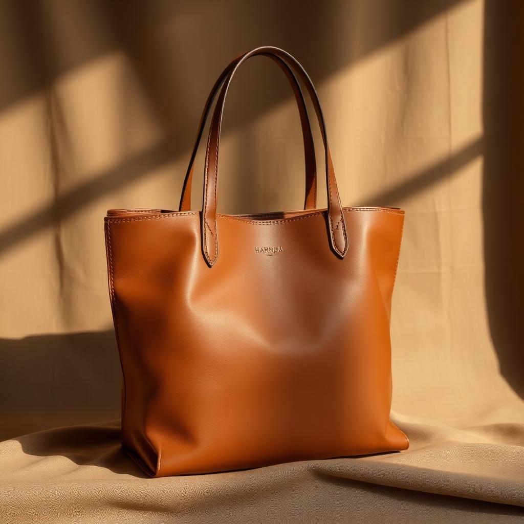 Handmade Leather Tote Bag
