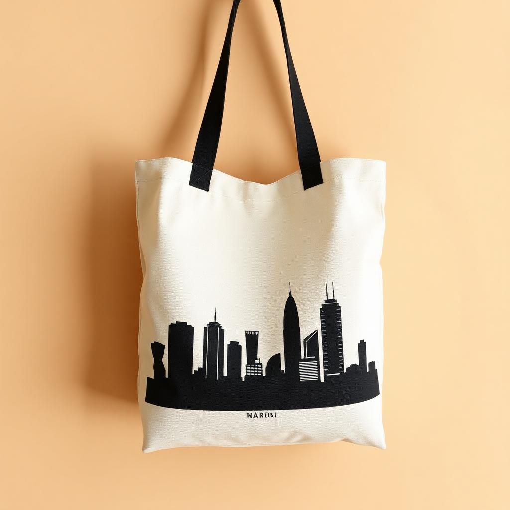 Nairobi Skyline Tote Bag