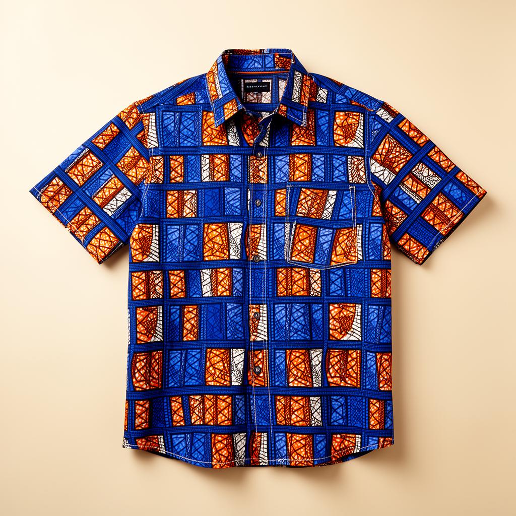 African Print Shirt — Men's